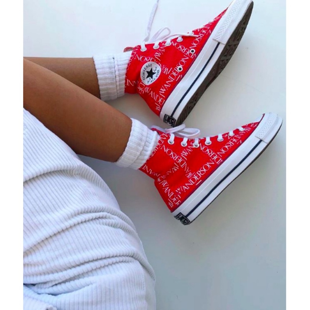 JW Anderson X Converse Chuck 70 Hi sneaker white black - Picture 16 of 16
